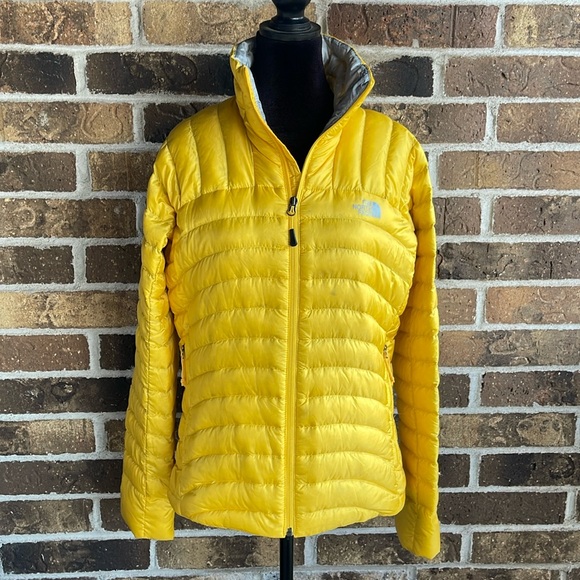 THE NORTH FACE Yellow Down 700 tonnero dandelion thunder JACKET - Picture 2 of 16